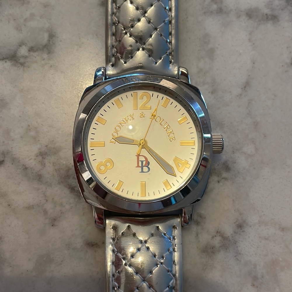 Dooney & Bourke silver watch